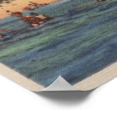 Poster Saint-Pétersbourg, FL - Vue de l'île au trésor (Coin)