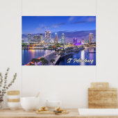 Poster Saint-Pétersbourg, Floride, États-Unis (Cuisine)