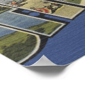 Poster Saint-Pétersbourg, Floride - Grandes Lettres Scène (Coin)