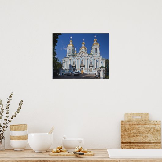 Poster Saint-Pétersbourg, Mariinsky, Cathédrale Nikolsky (Cuisine)