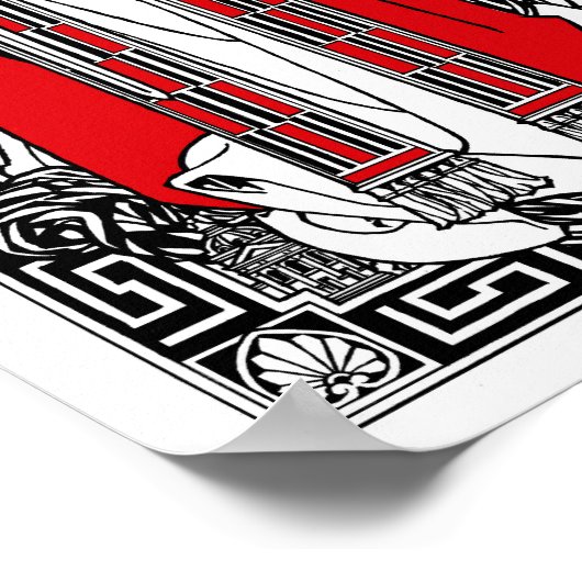 Poster Saint Philomène Accompagné par Angels (Coin)