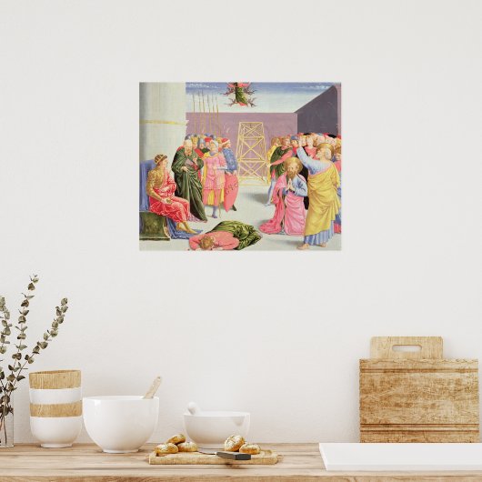 Poster Saint Pierre et Simon Magus, XVe siècle (Cuisine)