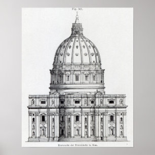 Poster Saint Pierre, Rome