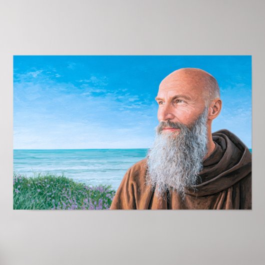 Poster Saint Raymond of Peñafort: Faith upon the Waves (Devant)