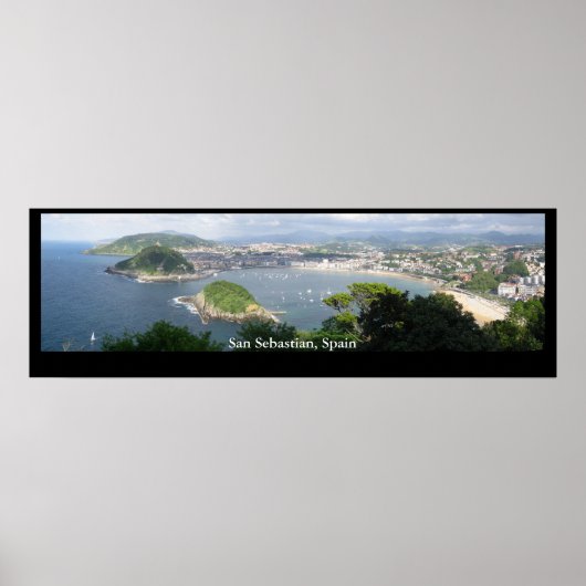 Poster Saint-Sébastien, Espagne (Devant)