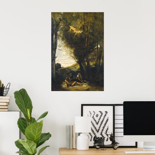 Poster Saint-Sébastien - Jean-Baptiste - Corot Fine Art (Bureau à domicile)