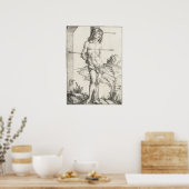 Poster Saint Sébastien lié à une colonne par Albrecht Dur (Cuisine)