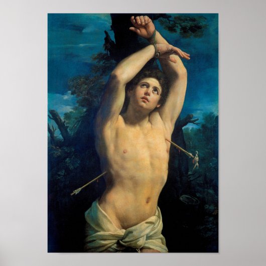 Poster Saint-Sébastien (Saint-Sébastien), Guido Reni (Devant)