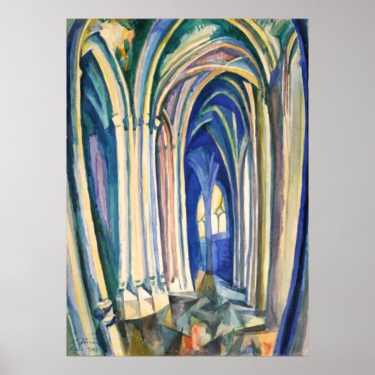 Poster Saint-Séverin | Robert Delaunay | (Devant)