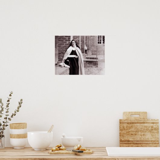 Poster Saint-Thérèse de Lisieux. (Cuisine)