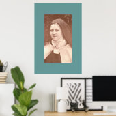 Poster Saint-Thérèse de Lisieux (Bureau à domicile)