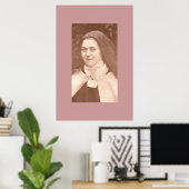 Poster Saint-Thérèse de Lisieux (Bureau à domicile)