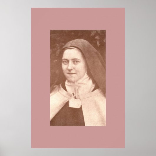Poster Saint-Thérèse de Lisieux (Devant)