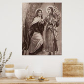 Poster Saint Thérèse de Lisieux Joan d'Arc Saints catholi (Cuisine)