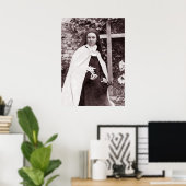 Poster Saint Thérèse de Lisieux, La Petite Fleur (Bureau à domicile)