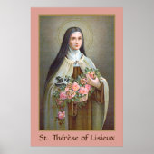 Poster Saint-Thérèse de Lisieux la Petite Fleur (BJE 01) (Devant)