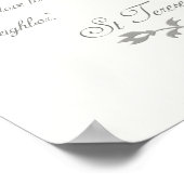 Poster Saint Thérèse en amour (Coin)