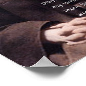 Poster Saint Thérèse sur la prière et le sacrifice. (Coin)