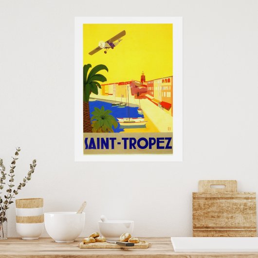 Poster Saint Tropez (Cuisine)