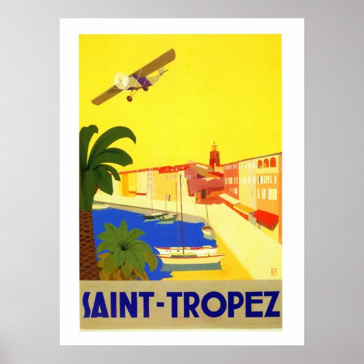 Poster Saint Tropez (Devant)