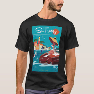 Poster Saint-Tropez T-shirt