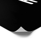 Poster Saint vache drôle animal jeu de mots foncé BG (Coin)