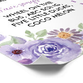 Poster Saint Vache Je suis un premier anniversaire Jalon (Coin)