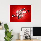 Poster Saint Valentin (Bureau à domicile)