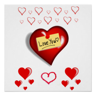 Poster Saint-Valentin