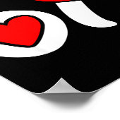 Poster Saint-Valentin 67 Meme Lèvres Et Cœur Drôle Six S (Coin)