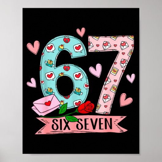 Poster Saint-Valentin 67 Meme Rempli De Cœurs Drôle S (Devant)