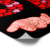 Poster Saint-Valentin 67 Meme Rempli De Cœurs Drôle S (Coin)