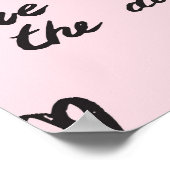 Poster Saint-Valentin : Arrière - plan "Je t'aime". (Coin)