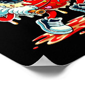 Poster Saint-Valentin Cœur Baseball Drip Glace Garçons (Coin)