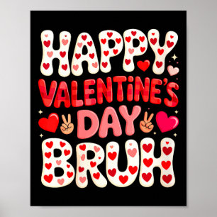 Poster Saint-Valentin Coeur Heureux Femme Enfant