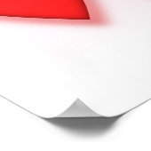 Poster Saint Valentin Coeurs suspendus (Coin)