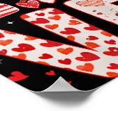 Poster Saint Valentin Costume afro-américain noir (Coin)