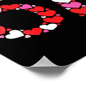 Poster Saint-Valentin des femmes 67 Meme rempli de cœurs  (Coin)