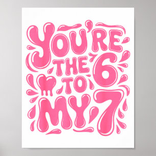 Poster Saint Valentin drôle 67 Meme Couples Vous êtes le