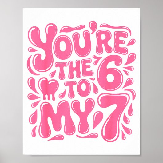 Poster Saint Valentin drôle 67 Meme Couples Vous êtes le (Devant)