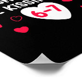 Poster Saint-Valentin drôle Combien de nuits par semaine (Coin)