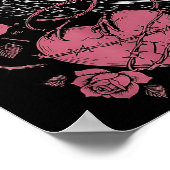 Poster Saint Valentin drôle F-caw-f oiseau noir (Coin)