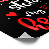 Poster Saint-Valentin drôle Professeur Saint-Valentin Fem (Coin)