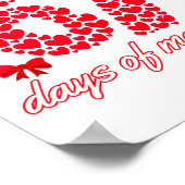 Poster Saint-Valentin Je Survis 67 Jours De Rencontre Drô (Coin)