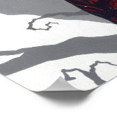 Poster Saint Valentin Masquerade gothique Art Imprimer (Coin)