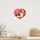 Poster Saint-Valentin pour Shih Tzu (Cuisine)