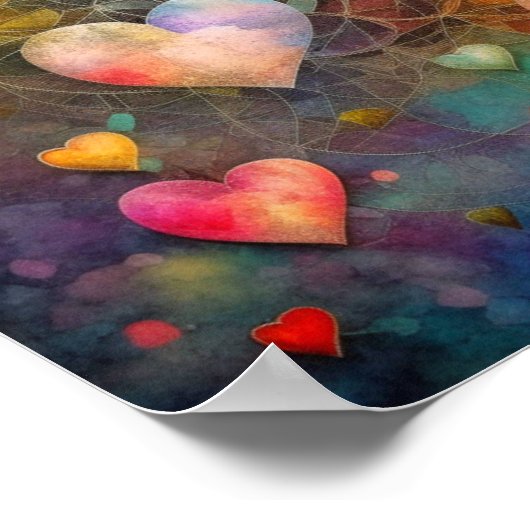 Poster Saint Valentin Romantique Keepsaké (Coin)