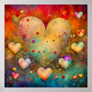 Poster Saint Valentin Romantique Keepsaké