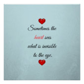 Poster Saint Valentin Rouge (Devant)