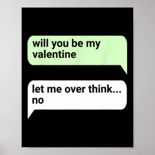 Poster Saint-Valentin Seras-Tu Mon Amour De Saint-Valenti